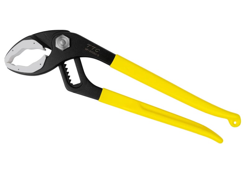 Tsunoda WP-300SC-S, Water Pump PLA-iers, Soft Resin Jaw Water Pump Pliers w/built-in-spring, 12-inch - Image 1